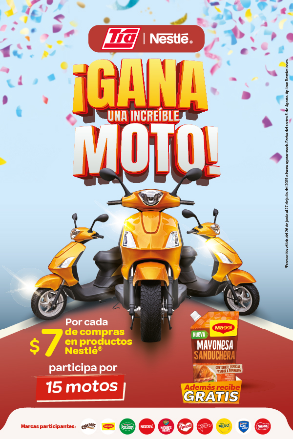 GANA UNA INCREÍBLE MOTO